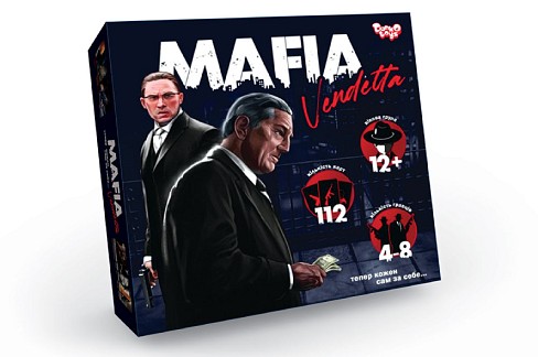 Розважальна гра Мафія MAFIA Vendetta&quot; укр (10) MAF-01-01U ШТ&quot;