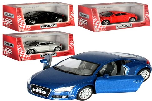 Машинка метал KINSMART KT 5335 W (96шт) інер-я, 1:32 AUDI TT COUPE 2008, в кор-ці