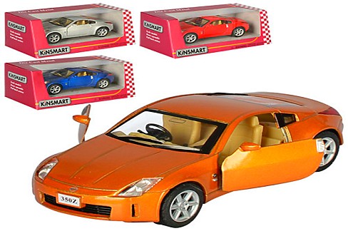 Машинка метал KINSMART KT 5061 W (96шт) інер-я, 1:34 NISSAN FAIRLADY 350Z, в кор-ці