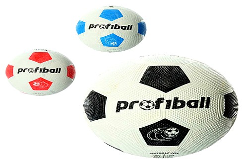 М&#039;яч футбольний VA 0013 (30шт) розмір 5, гума Grain, Profiball, 3 кольори, сітка, кул., 350 г