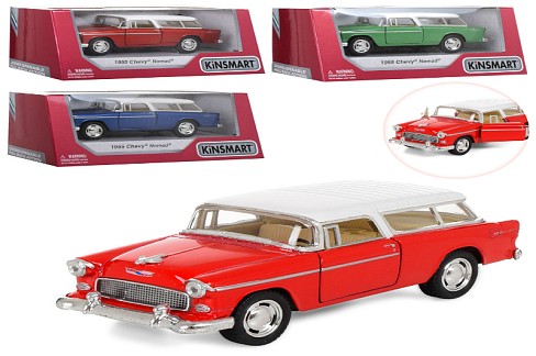 Машина метал.Kinsmart&quot; KT5331W (96шт/4)&quot;Chevy Nomad 1955&quot; в кор. 16*8,5*7,5см&quot;