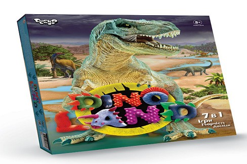 Dino Land 7 в 1 ігри+творчість  укр (5) ПокDL-01-01U ШТ&quot;