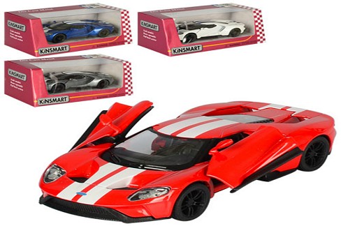 Машина метал KINSMART&quot; KT5391WF (96шт/4) &quot;2017 FORD GT&quot;, в коробці 16*8*7,5см&quot;