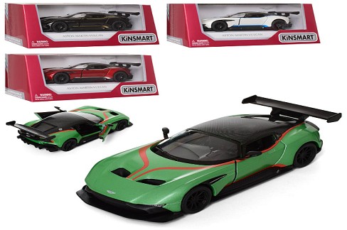 Машина легкова 5&#039; KT5407FW Aston Martin Vulcan w/printing метал, інерція, відч. двері, 4кол.кор./96/