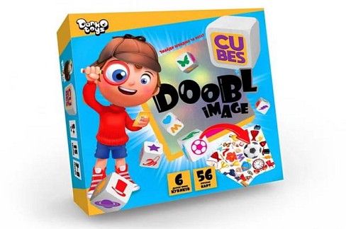 Настільна розважальна гра Doobl Image Cubes&quot; укр (10) ПокDBI-04-01U ШТ&quot;