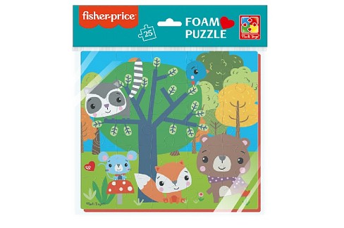 М&#039;які пазли 22х23 Fisher-Price. Лісові жителі&quot; VT1109-02 (укр)&quot;