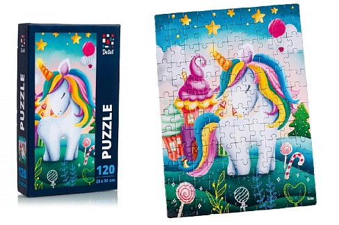 Puzzle «Little cute unicorn» 120 шт DT100-07