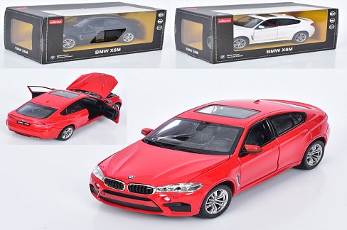 Джип 56600 (8шт)BMW,17см,1:24,метал,двері.капот. відкриваються,3 кольори, в кор-ці 24-13-11см