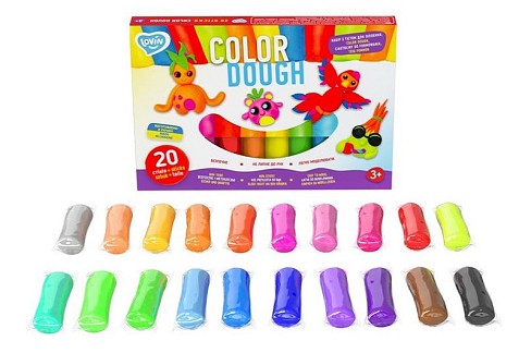 20 sticks Color Dough TM Lovin Набір для ліплення з тістом  Ок41204