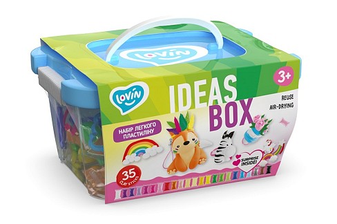 Ideas box TM Lovin Набір легкого стрибаючого ластиліну  Ок70108