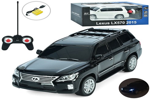 Джип 27054 (12шт) р/к, Lexus, 1:24, акум, 20,5см, світло, гумові колеса, USBзарядне, 2 кольори, в ко