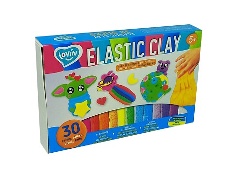 Elastic Clay 30 sticks TM Lovin Набір для ліплення з повітряним пластиліном  Ок70141