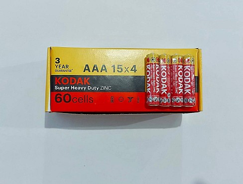 батарейка сольова  KODAK  Super Heavy Duty Zinc   R03   4shrink (60/2400) УПАК60ш