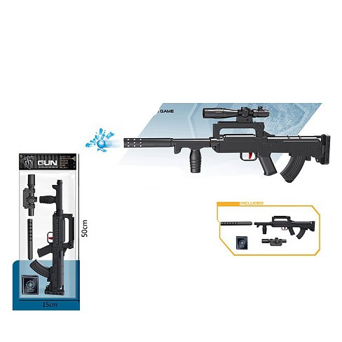 Автомат MH215 (108шт) 46см, прицел, водяні кулі, у пакеті, 16-47-3см