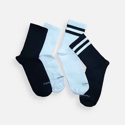 Шкарпетки Спорт Twinsocks 002 р-40-42 чорні