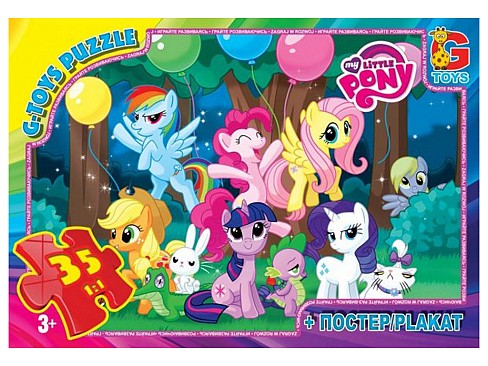 Пазли ТМ G-Toys&quot; із серії &quot;My little PONY&quot;, 35 елементів  MLP007&quot;