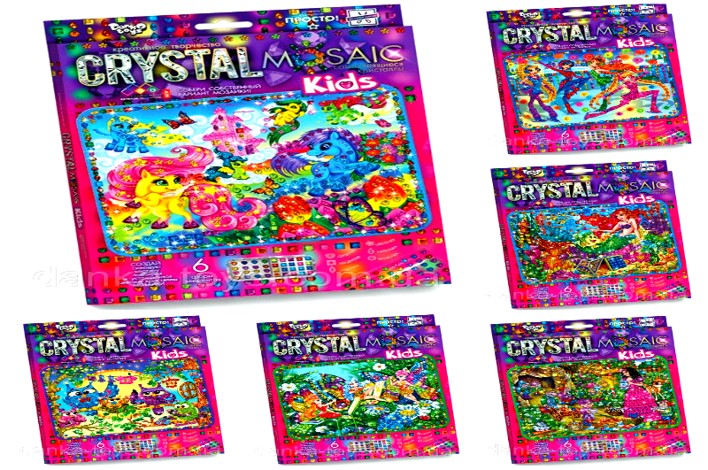 CRYSTAL MOSAIC KIDS (20), ПокCRMk-01-01,02,03,04...10ШТ&quot;