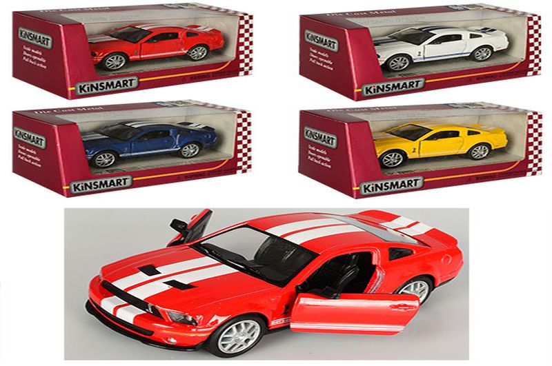 Машинка метал KINSMART KT 5310 W (96шт) інер-я, 1:38 Ford SHELBY GT500, в кор-ці