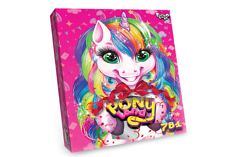 Pony Land 7 в 1 ігри + творчість  укр (5) PL-01-01U ШТ