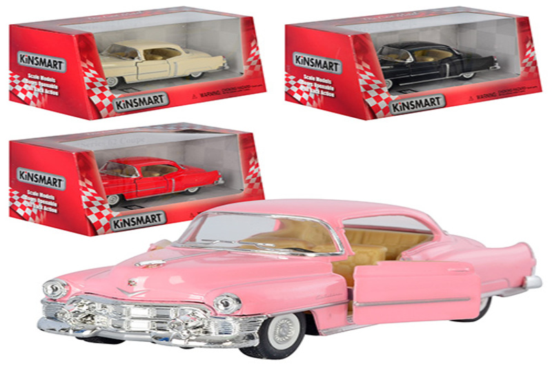 Машинка метал KINSMART KT 5339 W (96шт) інер-я, 1:43 CADILLAC SERIES 62 COUPE 1953, в кор-ці