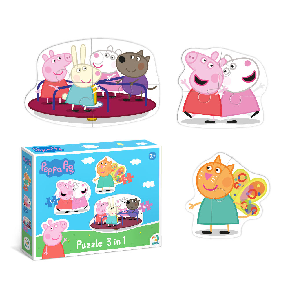 200339 Пазл 3 в 1 «Peppa Pig»