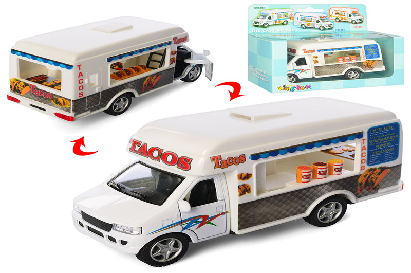 Машина метал KINSMART&quot; KS5255W &quot;Tacos Truck&quot; (96шт/4) в коробці 16*8*7,5см&quot;