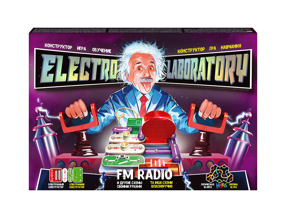 Електронний конструктор Electro Laboratory. FM Radio&quot; (5) ELab-01-01&quot;