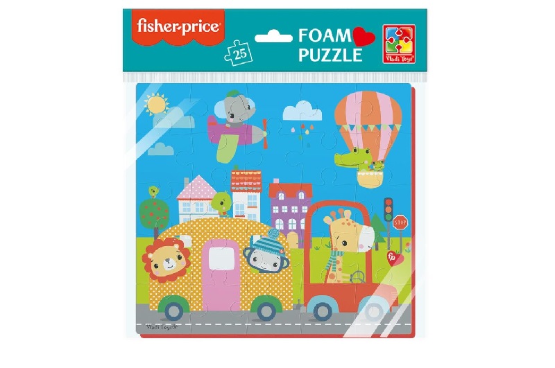 М&#039;які пазли 22х23 Fisher-Price. Місто&quot; VT1109-05 (укр)&quot;