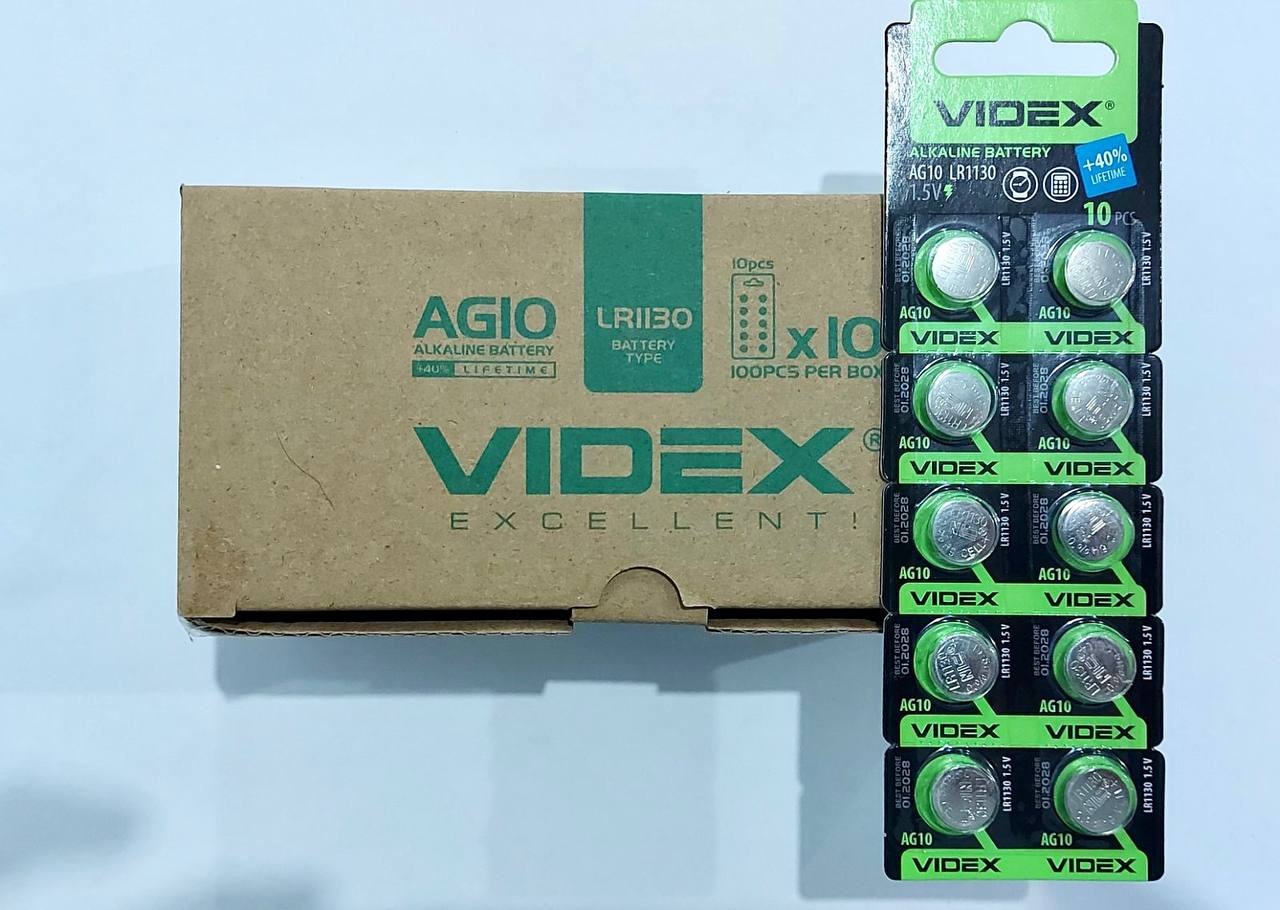 Videx AG10 (LR-1130) /10bl (100/1600) УПАК10шт