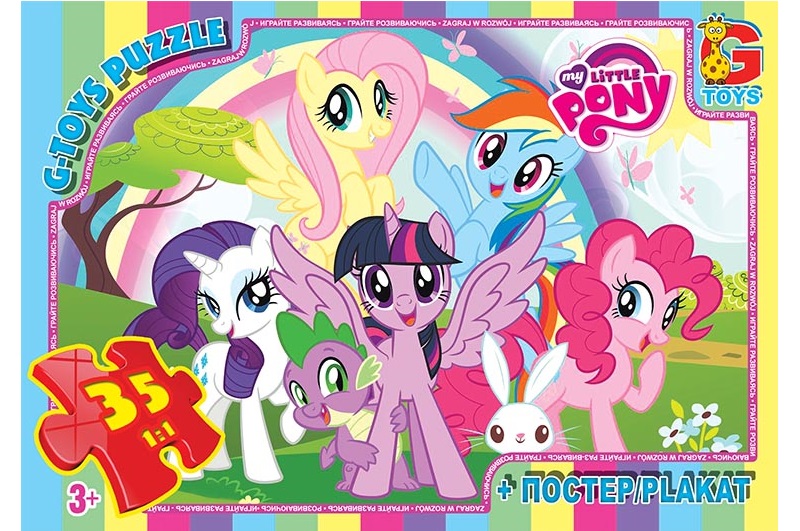 Пазли ТМ G-Toys&quot; із серії &quot;My little PONY&quot;, 35 ел.  MLP026&quot;