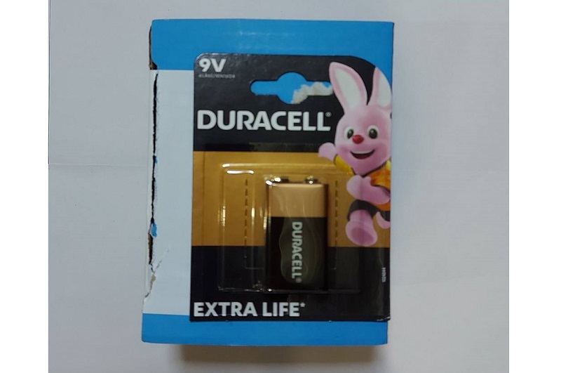 Батарейка алкалайн  Duracell 6LR61  1bl  MN1604 (крона) (10)