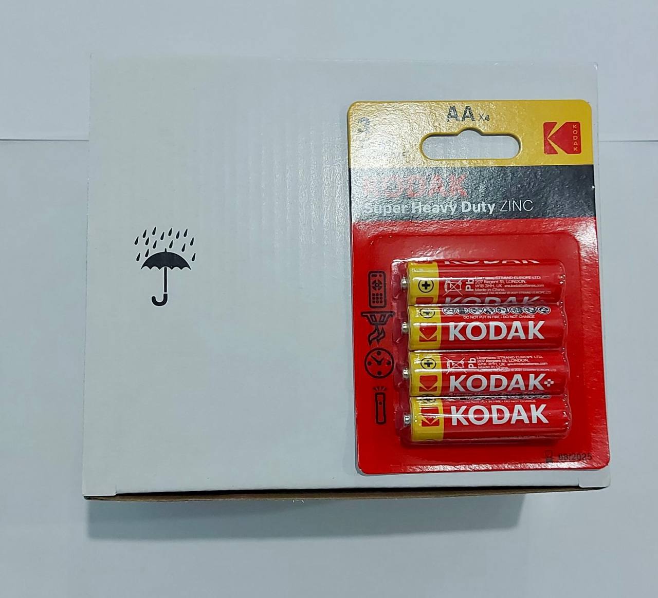 Батарейка сольова  KODAK  Super Heavy Duty Zinc   R6   4bl (80/400) УПАК80шт