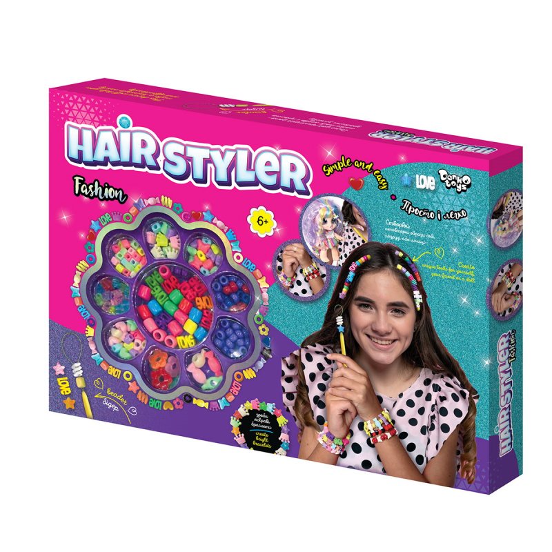 Креативна творчість Hair Styler. Fashion&quot; середній набір (10)  HS-01-04&quot;