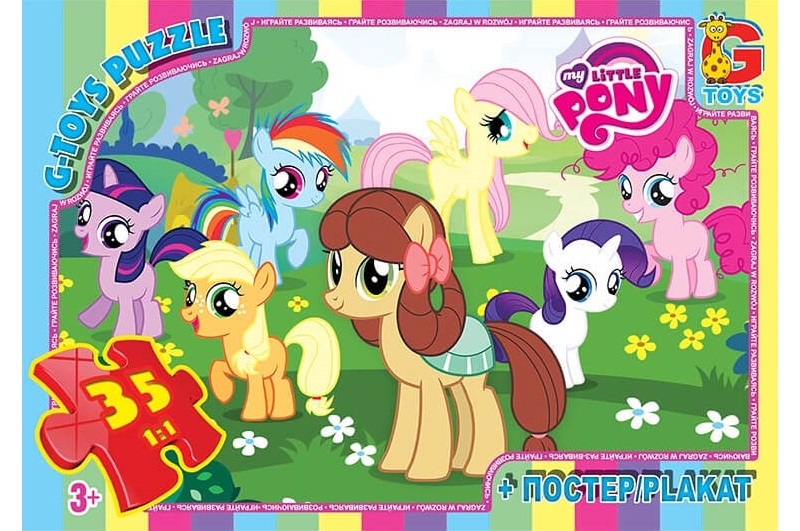 Пазли ТМ G-Toys&quot; із серії &quot;My little PONY&quot;, 35 ел.  MLP024&quot;