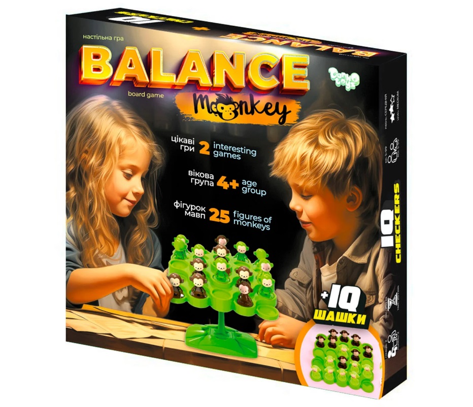 Розвиваюча настільна гра Balance Monkey&quot; (10)  BalM-01&quot;